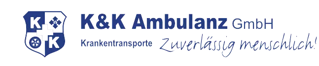 Logo KuK Ambulanz blau weiß